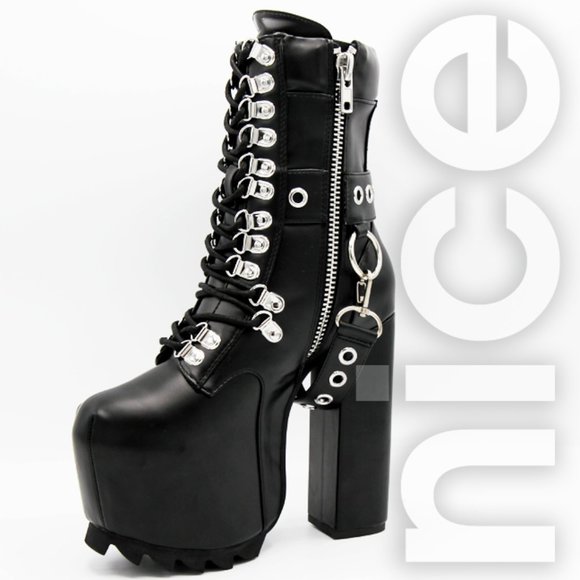 CHARLA TEDRICK LOCKUP PLATFORM BOOTS - Picture 3 of 7